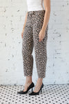 High Rise Leopard Barrel