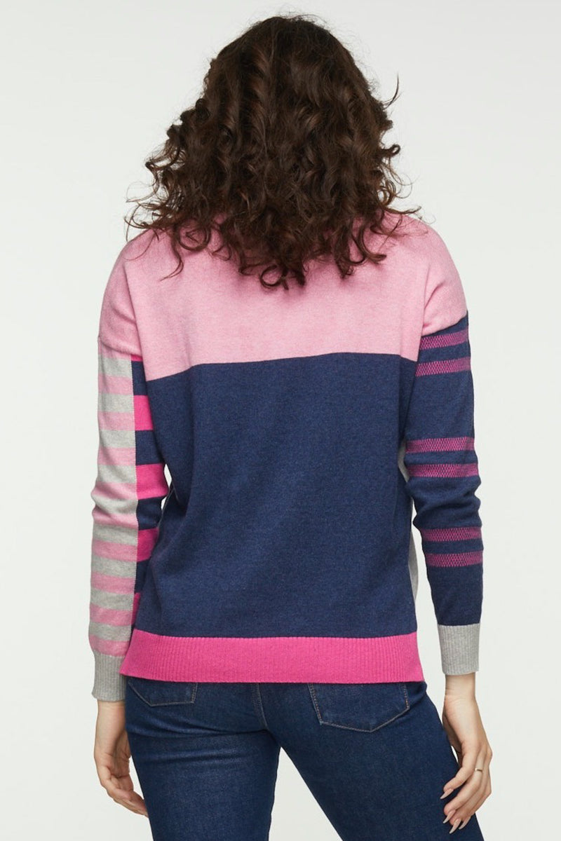 ZAKET & PLOVER </br>Eclectic Intarsia Sweater