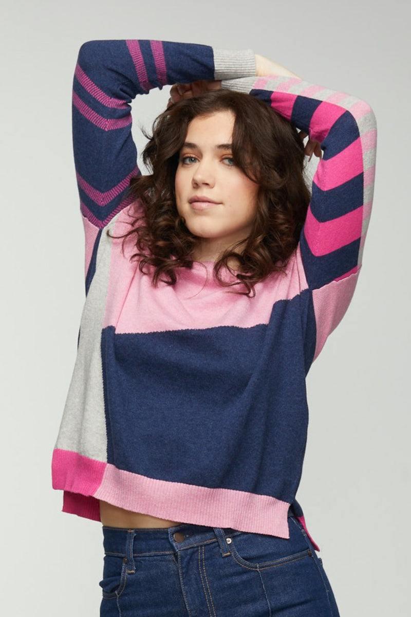 ZAKET & PLOVER </br>Eclectic Intarsia Sweater