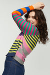 ZAKET & PLOVER </br>Mix Stripe Cardi