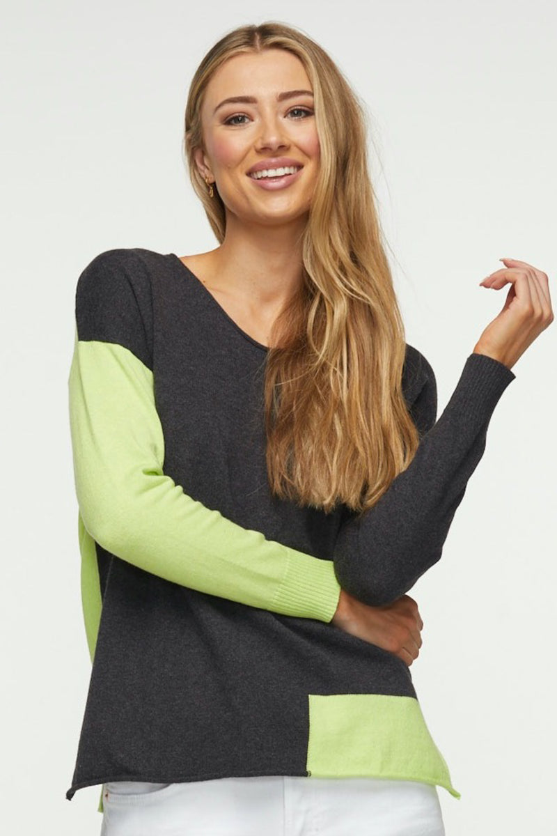 ZAKET & PLOVER </br>Two Tone Sweater