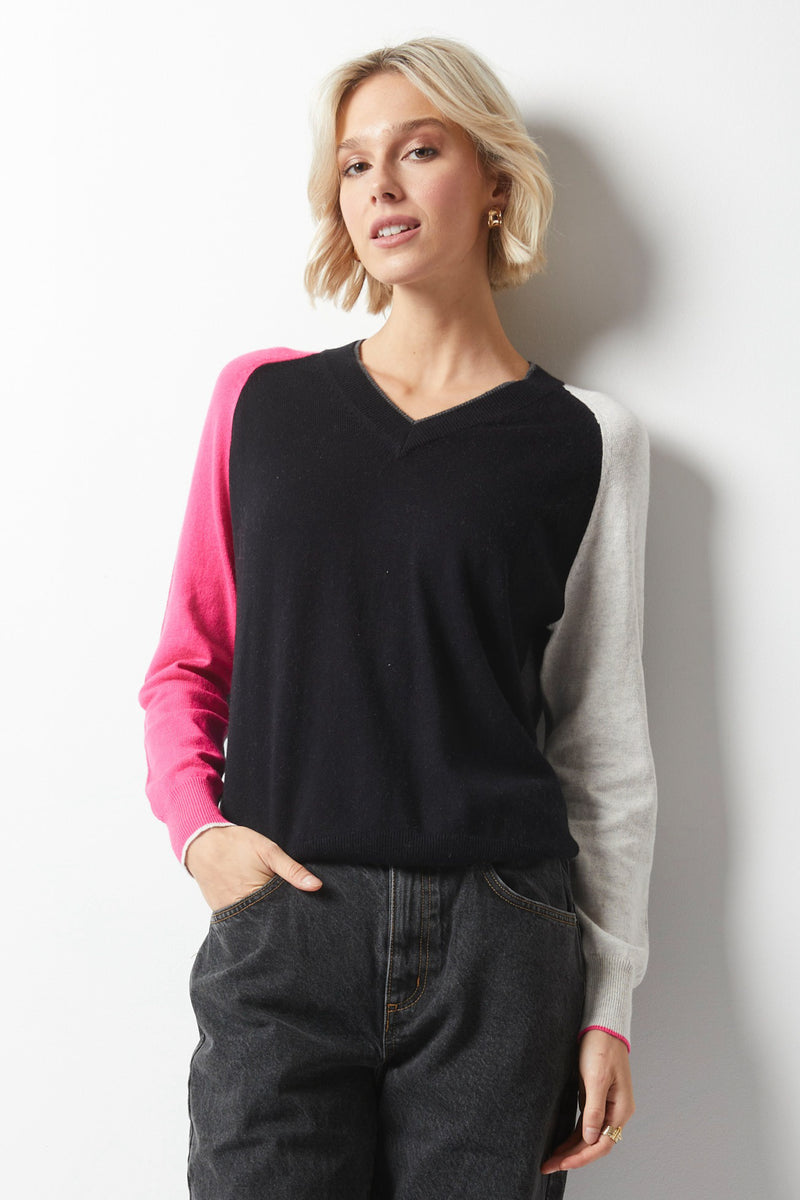 College V-Neck Knit