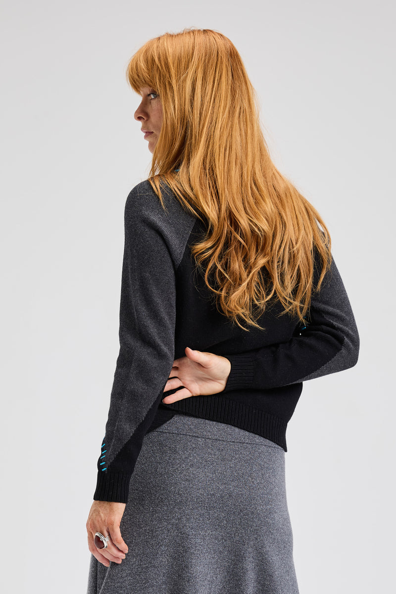 Panelled Cardi