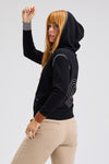 Heart Embroidery Hoodie
