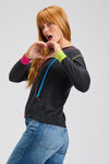 Heart Embroidery Hoodie
