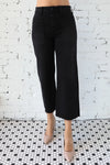 JUST BLACK </br>High Rise Utility Wide Leg