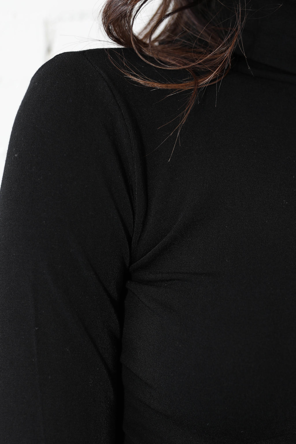 C'EST MOI </br>Bamboo Long Sleeve Turtleneck Top
