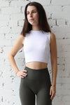 C'EST MOI </br>Bamboo Rib High Neck Tank