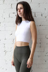 C'EST MOI </br>Bamboo Rib High Neck Tank