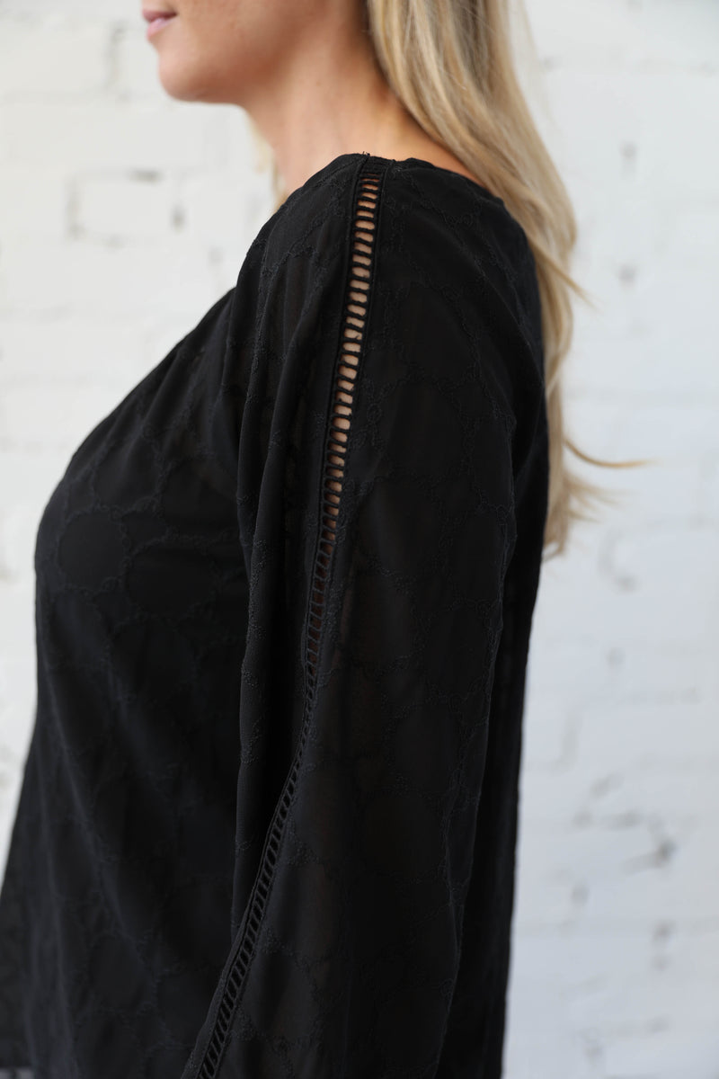 MARLEE </br>Raya Long Sleeve Blouse