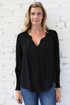MARLEE </br>Long Sleeve Button-Up Blouse