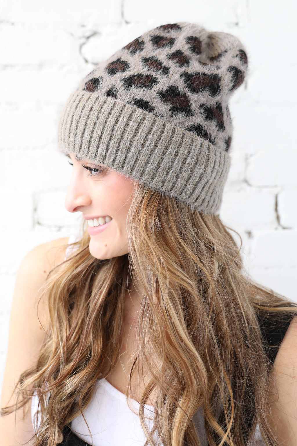 Leopard Pattern Winter Hat