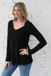 MODODOC </br>Long Sleeve V-Neck Tunic