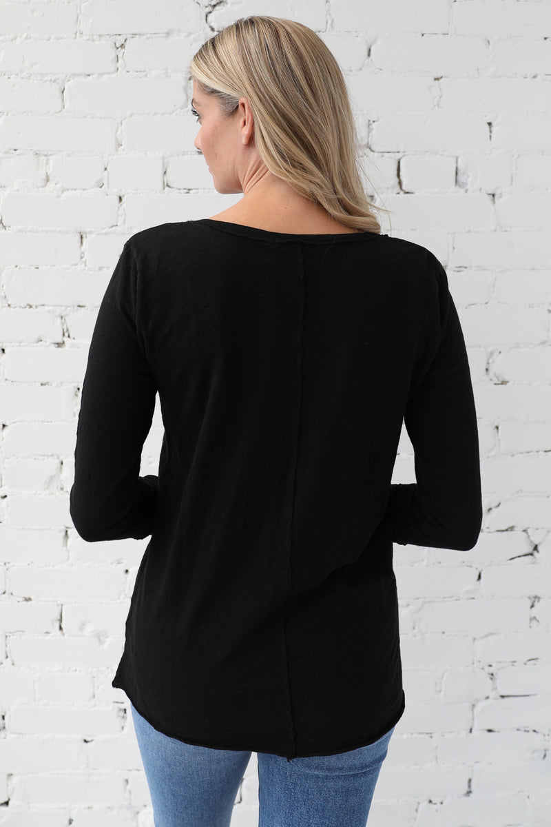 MODODOC </br>Long Sleeve V-Neck Tunic