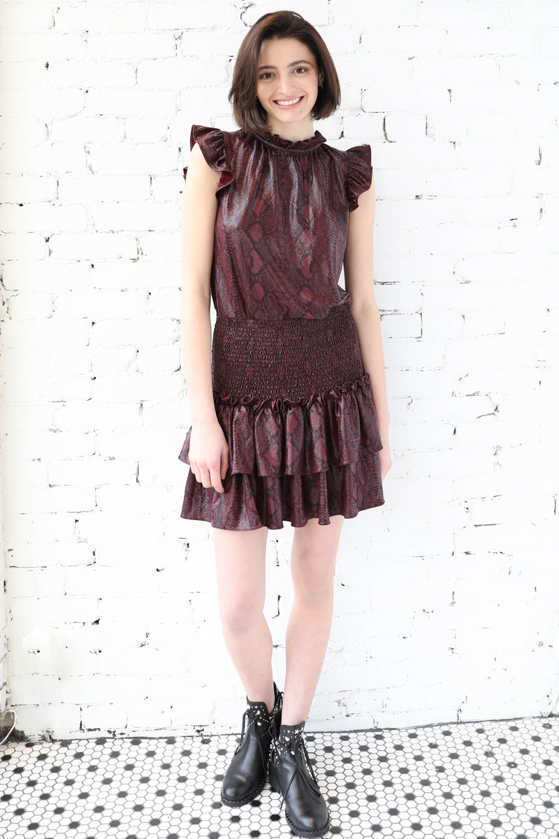 AVERY RAYNE </br>Snake Print Dress