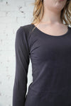 C'EST MOI </br>Bamboo Long Sleeve Scoop Neck