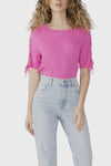 SANCTUARY </br>Peek A Boo Sleeve Tee