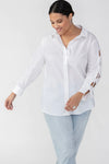 SANCTUARY </br>Lace-Up Sleeves Shirt