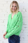 AVERY RAYNE </br>Button Front Knit Cardigan