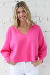 AVERY RAYNE </br>Rita Dolman V-Neck Knit