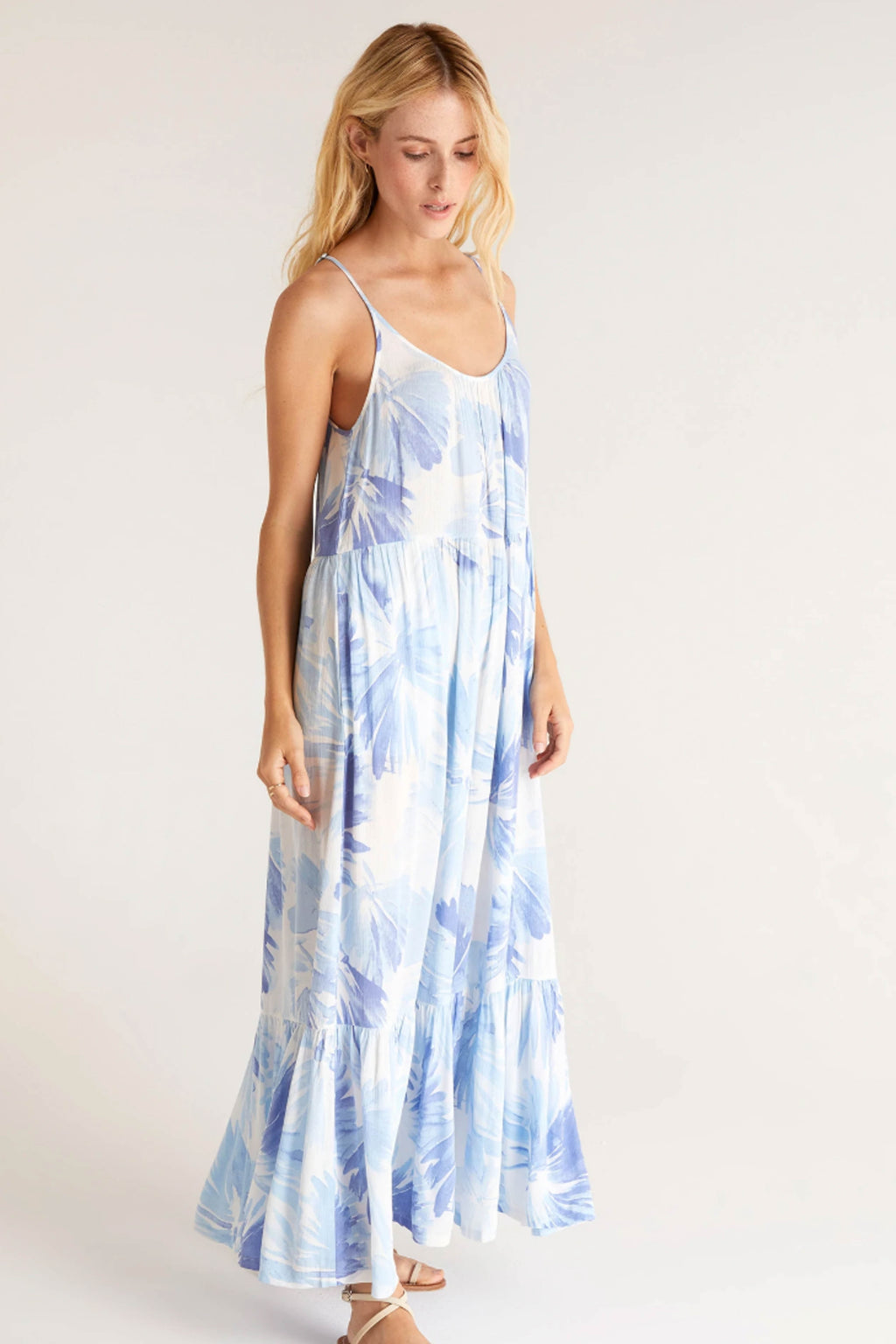 Z SUPPLY </br>Lido Watercolor Leaf Dress