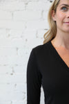MARLEE </br>Essentials Long Sleeve Side Slit Cardi
