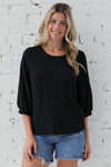 AVERY RAYNE </br>Taya 3/4 Sleeve Top